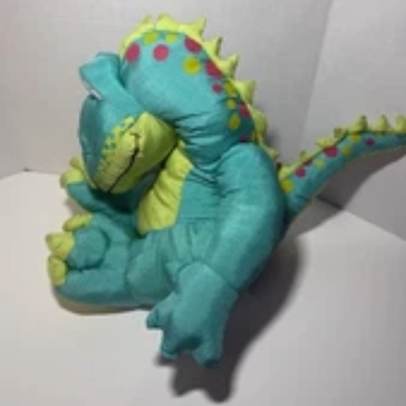 Publix Dinosaur Plush Mascot Plato Super Market Promo Toy Blue Green 15” - Picture 4 of 5